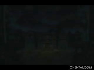 Hentaý ulylar uçin clip gurjak gets tutmak nailed and toyed from behind