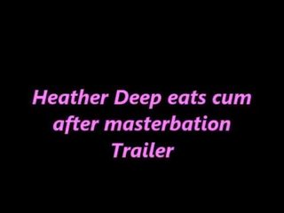 Heather çuň eats gutarmak just after masterbation film trailer