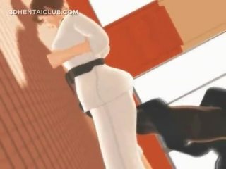 Karate hentaý ýaş gyz sucks monsters big peter