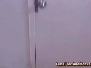 Clara ngisep kontol for more cum at cameltoe auditions
