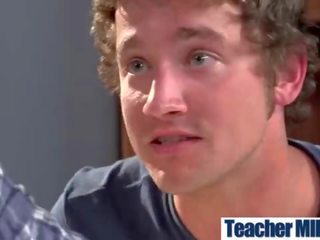 Extraordinary call gyz mugallym (ava addams) with big emjekler bang in class movie-09