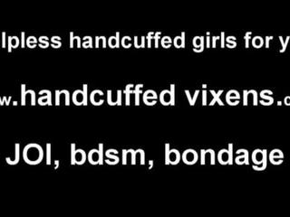 Being handcuffed and helpless is really glorious JOI