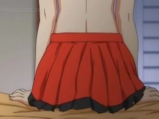 Lihahimuline hentai beib masturbeerimine tema starved tussu