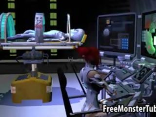 Tasty 3d gyzyl saçly cookie gets fucked by an keseki