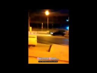 Biker Speaks With Prostitutes