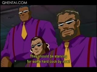 Bonded hentai moderate gets sexually hardcore tortured and
