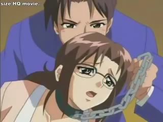 美女 在 链 cums 上 putz 在 动漫