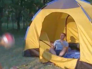 Pigtailed 19yo teenie having xxx film in tent