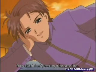 Rroba banje japoneze hentai vete masturbim në the duke notuar p
