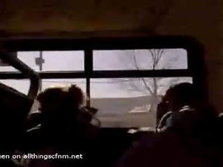 Hard on tent flashing on the awtobus