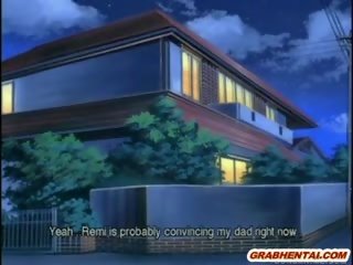 Skllavëri hentai me gojë mbyllur merr electric goditje dhe dildoed