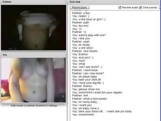 Chatroulette #92 oversexed con un perfetto corpo masturba