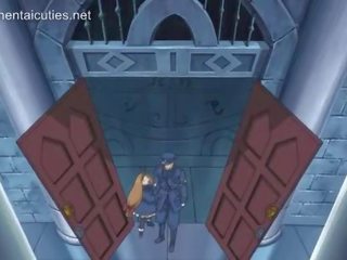 Hentai hottie fucked by soldiers
