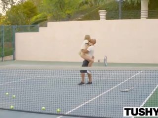 Concupiscent excellent fuck with the tenis trainer