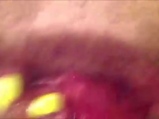 Grande rojo pusssy labios de cerca