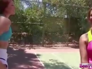 Very suave tenis bitches gets laid