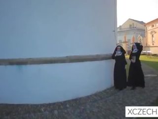 Bizzare sex with catholic nuns! With monster!