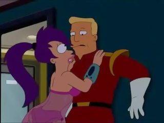 Futurama adult film Zapp pole for Turanga young lady
