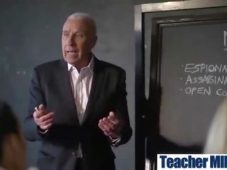 (aletta ocean) splendid Teacher With Big Round Tits Enjoy x rated clip In Class vid-01