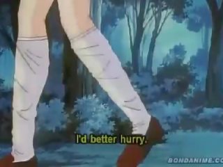 A damsel gets a sürpriz on her way home