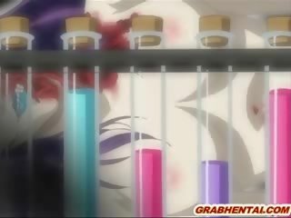 Japanese hentai lover drinking cum