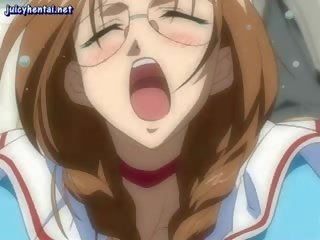 Clean-cut hentai schoolgirl taking a hard peter in her cunt