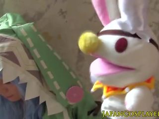 Japonská cosplay hezká v prdeli dokud cumsprayed