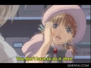 Teen Hentai lady In Stockings Caught Masturbating Gets
