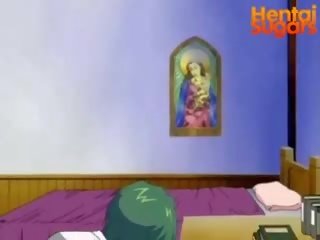 Erotic Hentai Nun Gets Her Pussy Fucked Good And Hard