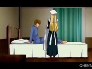 Chained Hentai porn Slave In Huge Boobs Gets A Big Cunt