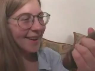Nerdy brace pasuryan amber gets her.
