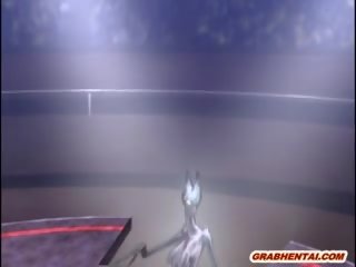 3d anime ústa v prdeli v the ring