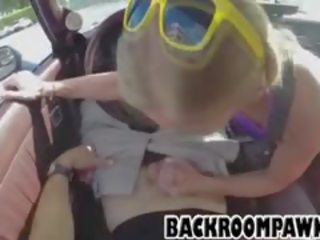 Blonde Chick With Small Tits Sucks pecker And Gets Fucked