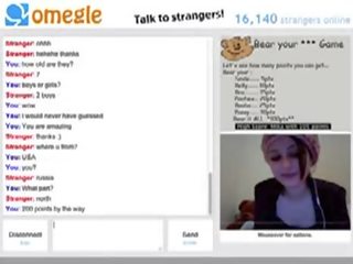 Omegle Games Part 2 - exceptional Brunette- By Anonymous