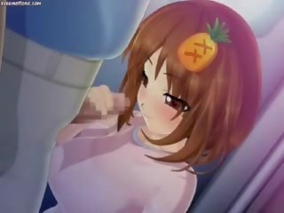 Splendid anime tilki with massive jugs