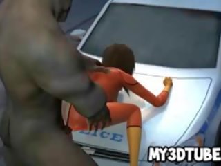 3d superhero goddess gets fucked hard by a troll
