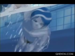 Hentai babe In Big Tits Gets Cunt Fucked Doggy By The Pool