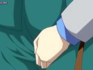 Tied up anime honey fucked in otly