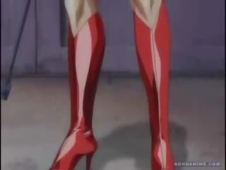Didžiulis krūtinė hentai anime grožis sumuštas iki lesbiečių