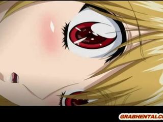 Adorable hentai coed hard fucked black monster