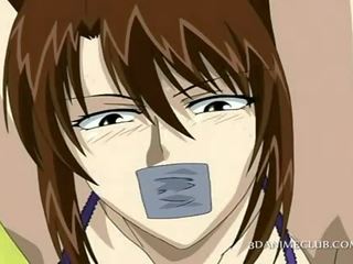 Hentai Tied Up sex video Prisoner Gets Body Teased In Group