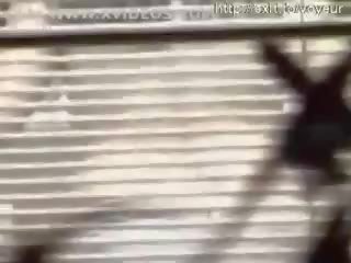 Spying my 18 years neighbour sweetheart