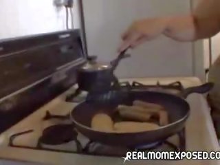 MILF sexy cooking time!