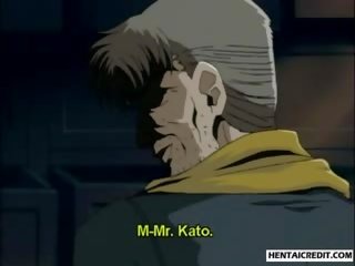 Hentai signorina prende suo stretta culo pompato profondo da dietro