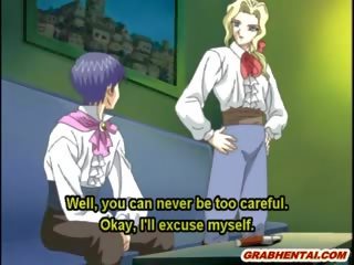 Captive hentai geto dobi shoved sveča v ji muca