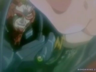Tentacle monster rages Horny