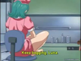 Captivating cartoon nurse fucks and sucks her boss