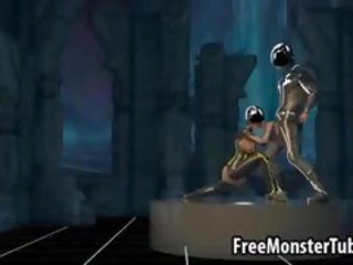 3d multik tron seductress sucks manhood and gets fucked