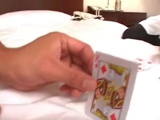 Exceptional Japanese Chicks Playing Strip Poker