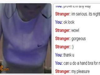 Daughter On Omegle Showing All Her Body And Playing Wi